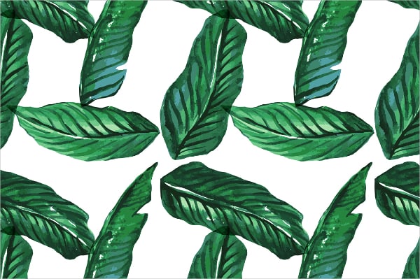 green leaf pattern