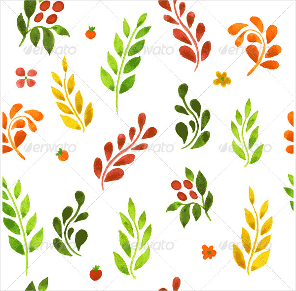 color leafs pattern