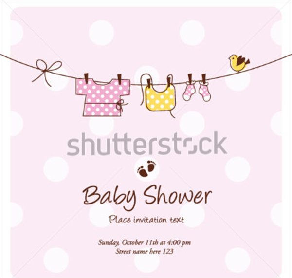 baby shower invitation template