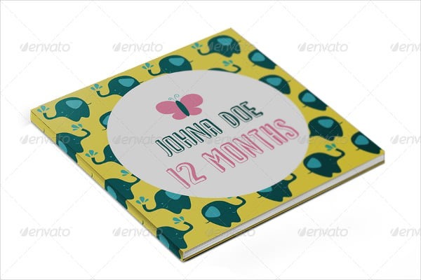 months baby book template
