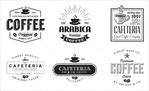 Coffee Equipment Vector Bundle, Coffee Shop Logo Theme Inspiration