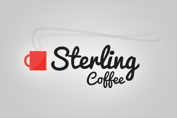 red coffee logo