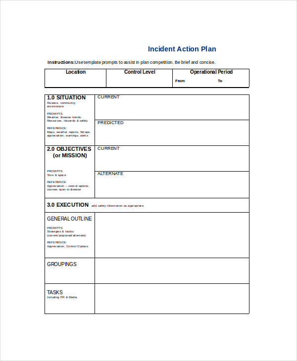 Word Action Plan Template - 14+ Free Word Document Downloads