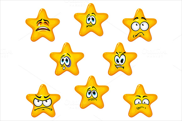 emotional star icons