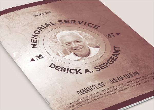 chronicle-funeral-program-template