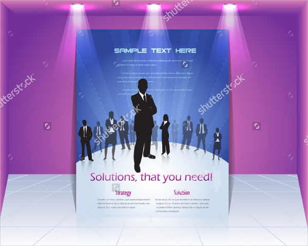 business style 3d flyer
