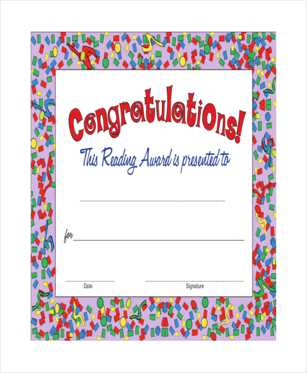 14 Congratulations Certificate Templates Free Sample Example Format