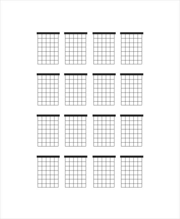 free blank guitar chord diagrams full neck