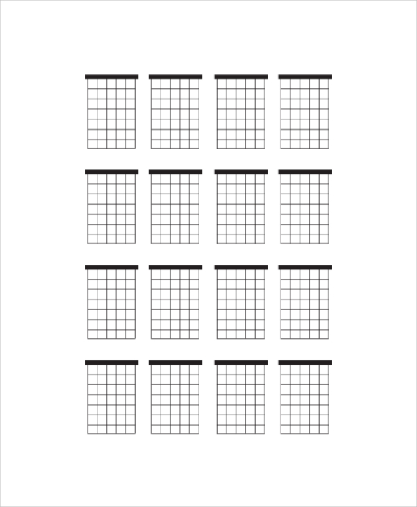 Blank Guitar Chord Chart Template 26 Free PDF Documents Download