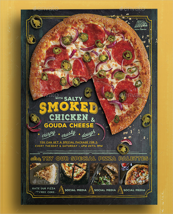 pizza promo flyer