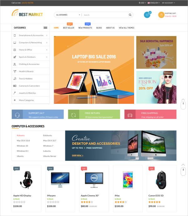 multipurpose electronic shop html5 theme 48