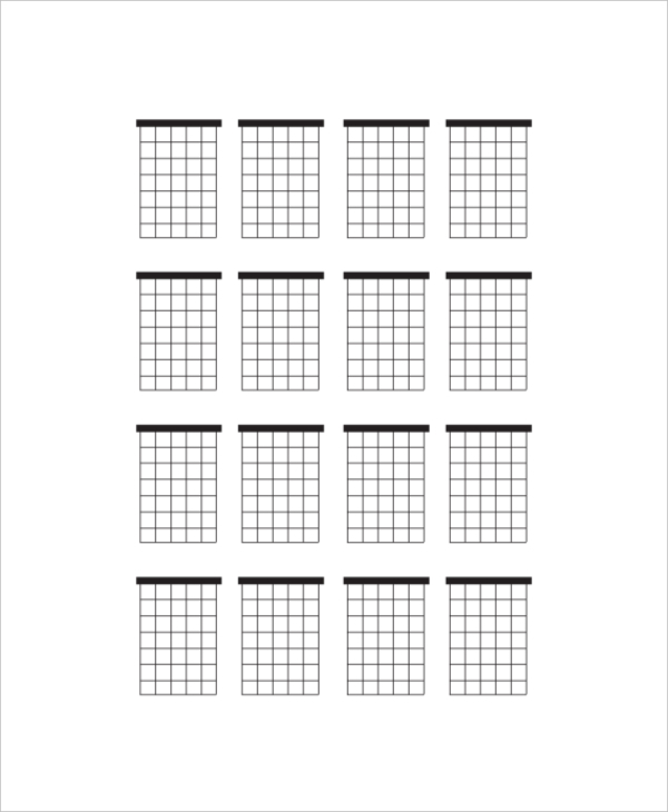 5+ Blank Guitar Chord Charts - Free Sample, Example, Format