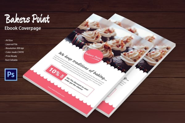 bakery e book cover page