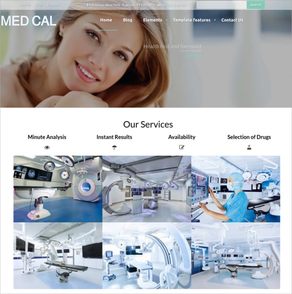 healthcare drupal website theme