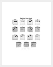 Acoustic Guitar Chords Chart for Beginner