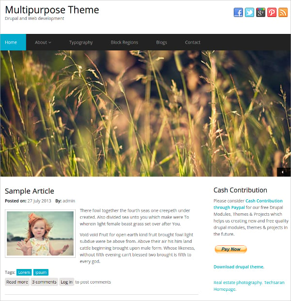 multipurpose business drupal website theme
