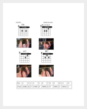Complete Guitar Chord Chart with Finger Position