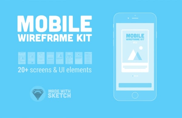 mobile wireframe kit