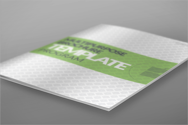 corporate program brochure template