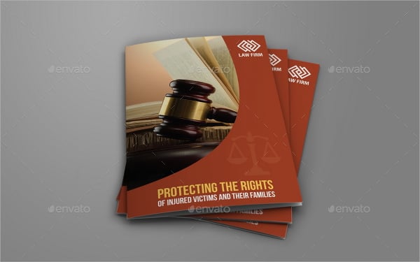 law firm bi fold brochure template