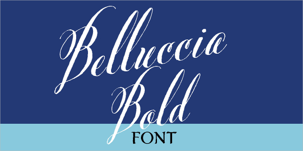 calligraphy-bold-font