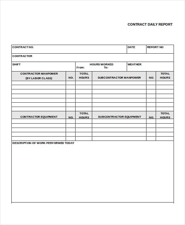 32 Report Templates Free Sample Example Format