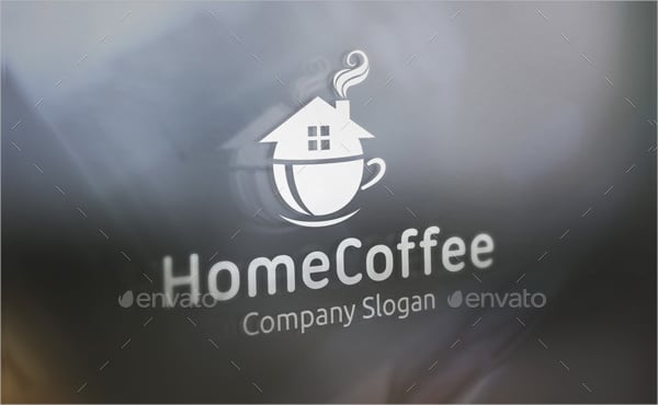 inspiring home coffee logo template