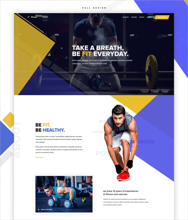 fitness-landing-page