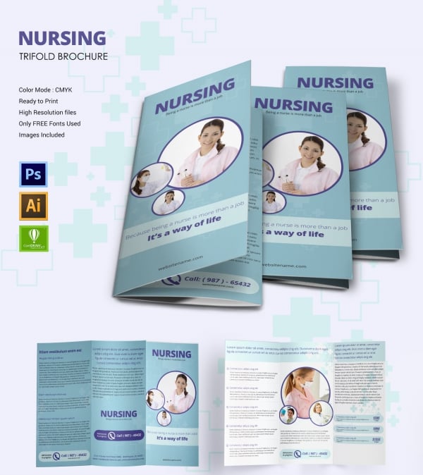 nursing tri fold brochure