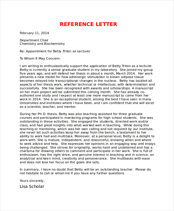 5+ Reference Letter For Friend Templates - Free Sample, Example, Format