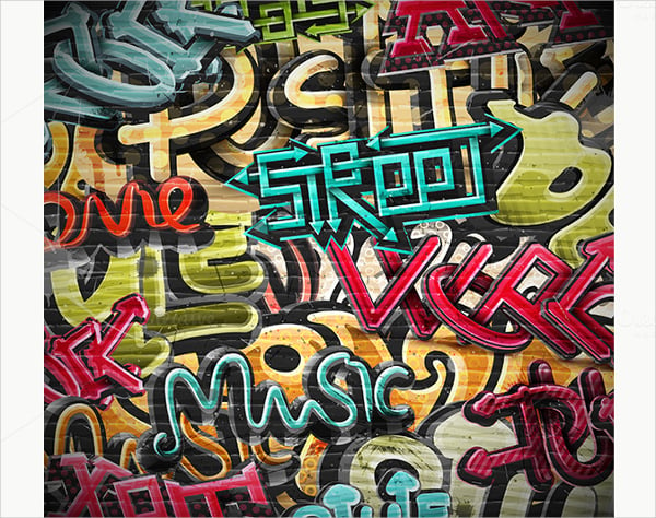 creative graffiti background