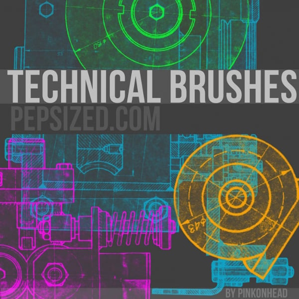 free-technical-ps-brushes