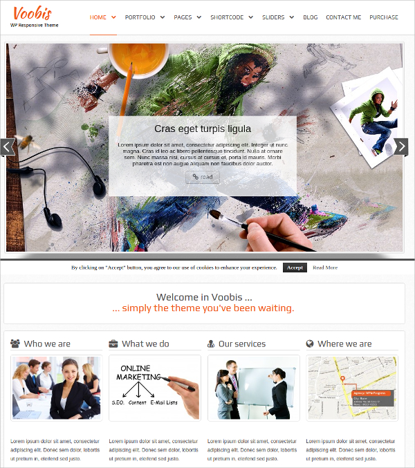 free simple wordpress html5 theme