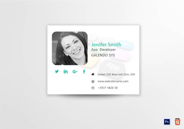 94+ Responsive Email Signatures - Psd, Html 