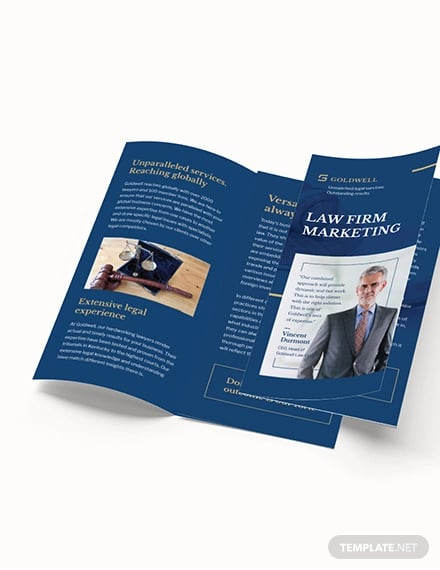 law firm marketing tri fold brochure template