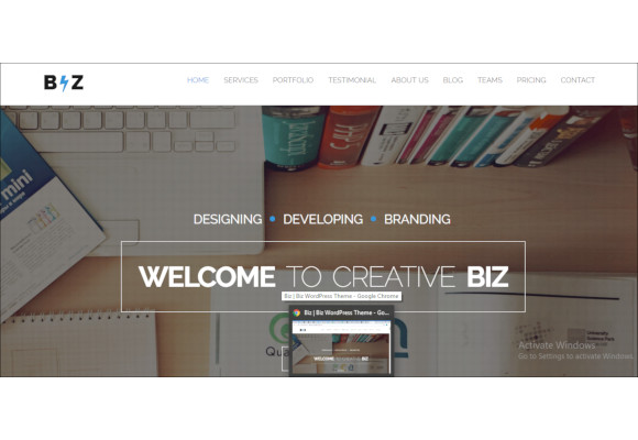 multipurpose business responsive wordpress theme