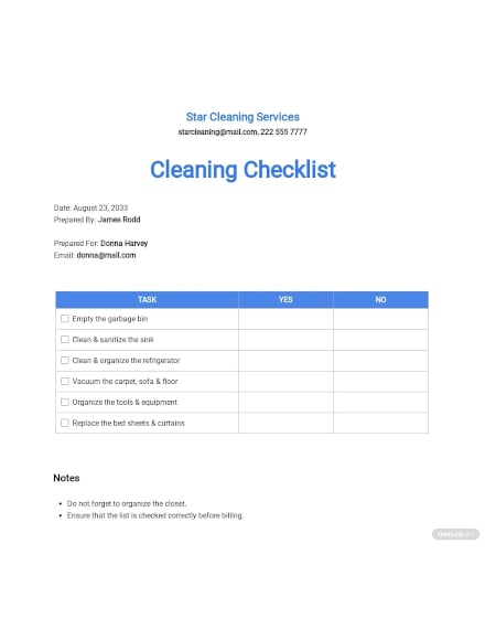 Checklist Template - 28+ Free Word, Excel, PDF Document Downloads