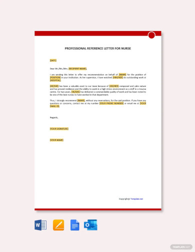 Reference Letter Template - 32+ Word, PDF Document Downloads | Free ...