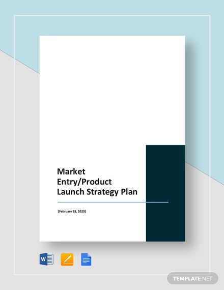 market entry or product launch