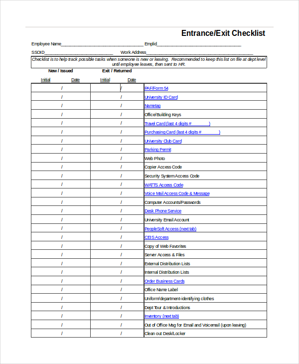 microsoft excel template