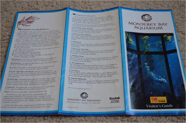 vintage aquarium brochure