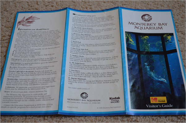 vintage aquarium brochure