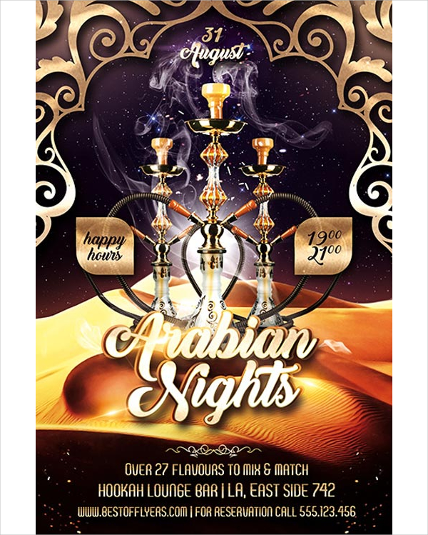 arabian-nights-free-psd-flyer-template