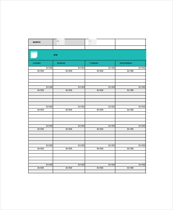 student daily assignment planner template