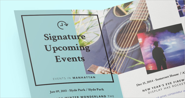 signature tri fold brochure template