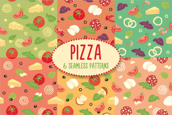 pizza ingredients pattern