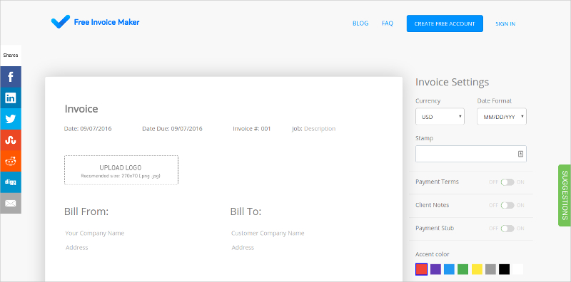 free invoice maker