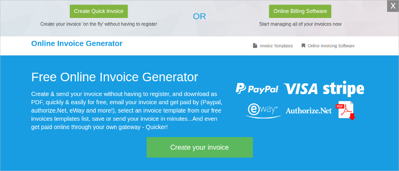 free online invoice generator