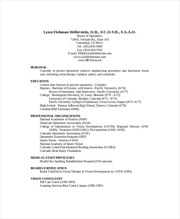 optometrist-medical-assistant-resume