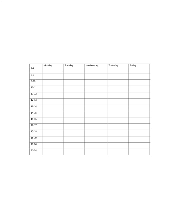 best printable daily planner example
